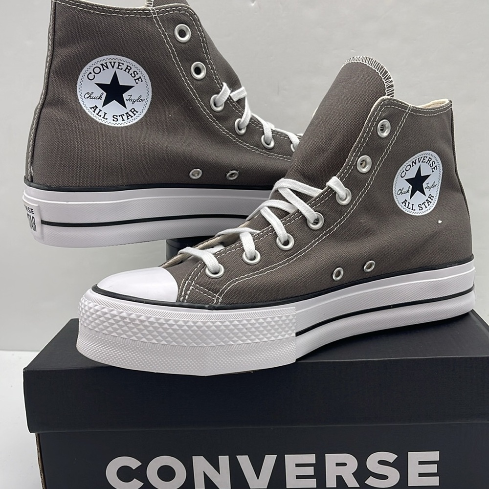 Converse WMNS High-Top Platform Sneakers A09221F CTAS LIFT HI
CHARCOAL/WHITE - Picture 9 of 16